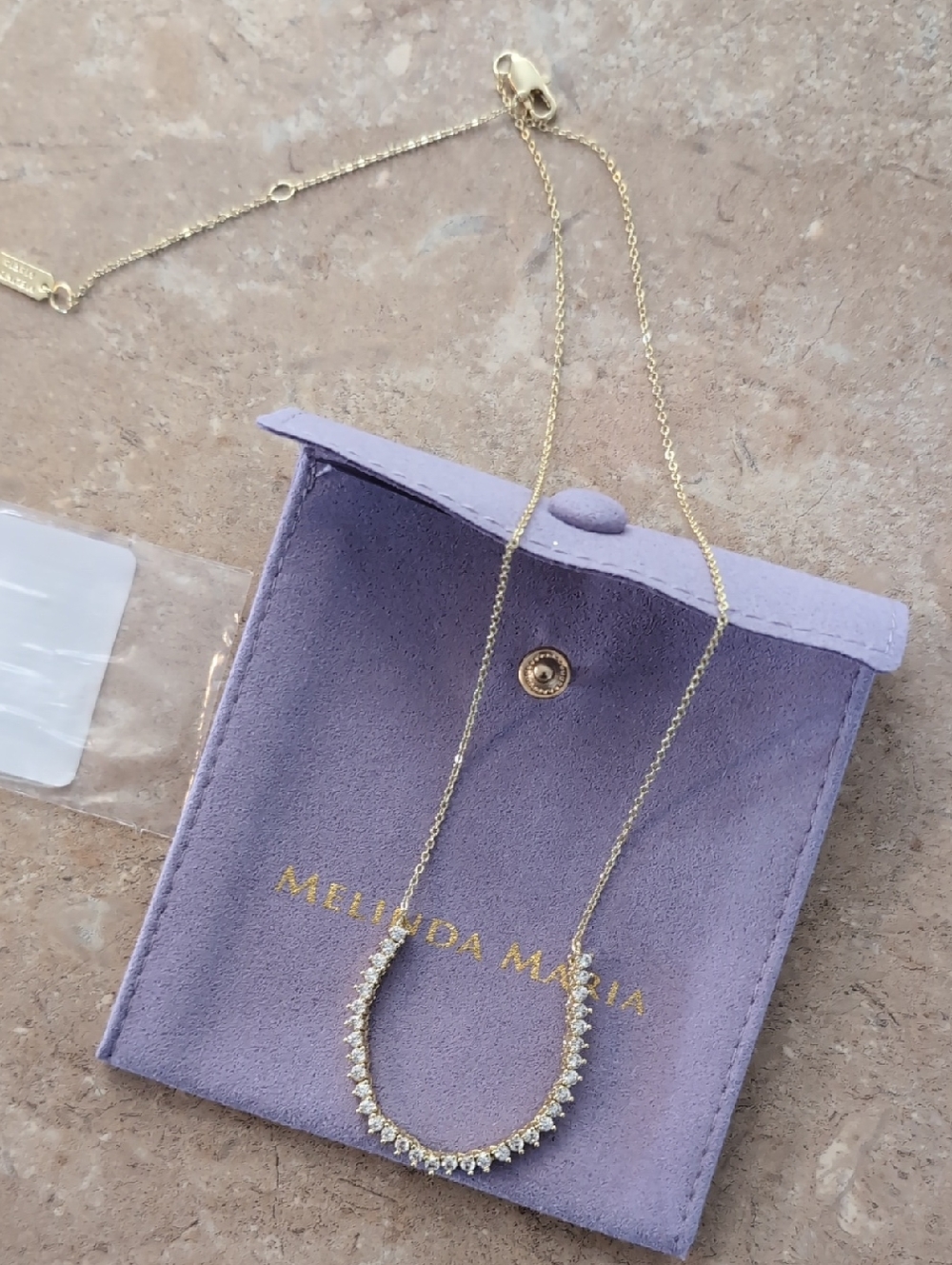 Melinda Maria "Not Your Basic" Samantha Tennis Necklace